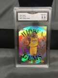 GMA Graded 2000-01 Topps Hidden Gems KOBE BRYANT Lakers Insert Basketball Card - NM-MT+ 8.5