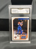 GMA Graded 2019-20 Panini Chronicles Threads RJ BARRETT Knicks ROOKIE Basketball Card - GEM MINT 10