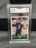 GMA Graded 2012 Topps #165 RUSSELL WILSON Seahawks ROOKIE Football Card - NM-MT 8