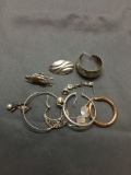 Sterling Silver Jewelry Scrap Lot Earrings - 25 Grams