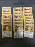 20 Count Lot of Team Rocket Pokemon Starter Meowth 62/82 Trading Cards