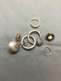 Sterling Silver Jewelry Scrap Lot Earrings - 25 Grams