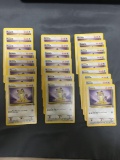 24 Count Lot of Jungle Pokemon Starter Meowth 56/64 Trading Cards