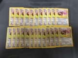 24 Count Lot of Jungle Pokemon Starter Eevee 51/64 Trading Cards