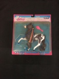 New in Package BREYER Dapples Amazlement with Brush Horse Figure