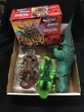 Mixed Lot of Dinosaur Action Figures and Starship Troopers Figures from Toy Store Closeout