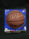 Autographed Basketball #7 from Toy Store Closeout - Dont know who Autograph is
