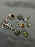 Sterling Silver Jewelry Scrap Lot Earrings - 25 Grams