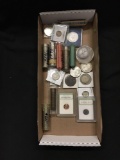 Mixed Lot of Coins and Rolls of United States & Canadian Coins from Estate - Unsearched
