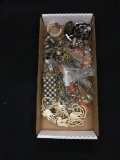 Estate Vintage Jewelry and Watch Lot with Ivory Necklace - WOW