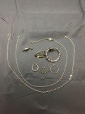 Sterling Silver Jewelry Scrap Lot - 26 Grams