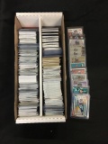 2 Row Box of Mixed Sports Cards - Stars, Vintage, Inserts & More from Huge Collection