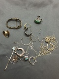 Sterling Silver Jewelry Scrap Lot - 27 Grams