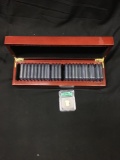 Cool Box Full of Graded ICG United States Statehood Quarters Coins from Estate