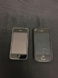 2 Count Lot of Vintage iPhones from Estate Collection - Unchecked - AS IS