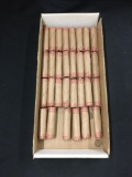 Tray Full of United States Wheat Pennies from Estate in Rolls