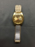 Tissot Branded Round 32mm Face Gold-Tone Stainless Steel Watch w/ Bracelet