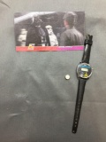 Lot of Two, One Round 28mm Face Stainless Steel Watch Star Wars Motif & One Star Wars Collector's