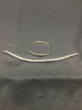Sterling Silver Jewelry Scrap Lot Bracelets - 26 Grams