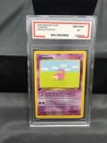 BSG Graded 1999 Pokemon Fossil 1st Edition #55 SLOWPOKE Trading Card - GEM MINT 10