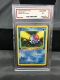 BSG Graded 1999 Pokemon Fossil 1st Edition #56 TENTACOOL Trading Card - GEM MINT 10