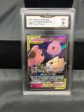 GMA Graded 2019 Pokemon Cosmic Eclipse TOGEPI & CLEFFA & IGGLYBUFF GZ Holofoil Rare Trading Card -