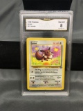 GMA Graded 1999 Pokemon Jungle Unlimited #51 EEVEE Trading Card - NM-MT 8