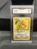 GMA Graded 1999 Pokemon Jungle Unlimited #38 LICITUNG Trading Card - NM-MT 8