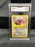 GMA Graded 1999 Pokemon Jungle Unlimited #51 EEVEE Trading Card - NM-MT+ 8.5