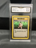 GMA Graded 1999 Pokemon Fossil Unlimited #61 RECYCLE Trading Card - NM-MT+ 8.5