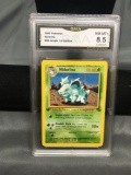 GMA Graded 1999 Pokemon Jungle 1st Edition #40 NIDORINA Trading Card - NM-MT+ 8.5