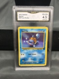 GMA Graded 2000 Pokemon Team Rocket #68 SQUIRTLE Trading Card - VG-EX+ 4.5