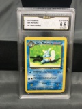 GMA Graded 2000 Pokemon Team Rocket #46 DARK WARTORTLE Trading Card - EX-NM+ 6.5