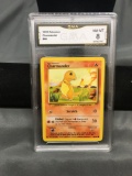 GMA Graded 1999 Pokemon Base Set Unlimited #46 CHARMANDER Trading Card - NM-MT 8