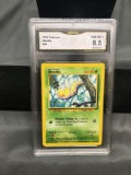 GMA Graded 1999 Pokemon Base Set Unlimited #69 WEEDLE Trading Card - NM-MT+ 8.5