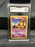 GMA Graded 1999 Pokemon Base Set Unlimited #43 ABRA Trading Card - NM-MT+ 8.5
