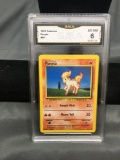 GMA Graded 1999 Pokemon Base Set Unlimited #60 PONYTA Trading Card - EX-NM 6