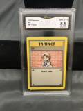 GMA Graded 1999 Pokemon Base Set Unlimited #91 BILL Trading Card - NM-MT+ 8.5