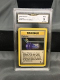 GMA Graded 2000 Pokemon Base 2 Set #109 DEFNDER Trdaing Card - MINT 9