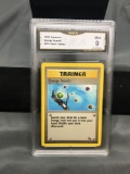GMA Graded 1999 Pokemon Fossil Unlimited #59 ENERGY SEARCH Trading Card - MINT 9