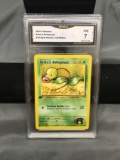 GMA Graded 2000 Pokemon Gym Heroes 1st Edition #76 ERIKA'S BELLSPROUT Trading Card - NM 7