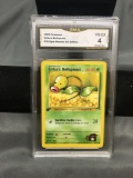 GMA Graded 2000 Pokemon Gym Heroes 1st Edition #76 ERIKA'S BELLSPROUT Trading Card - VG-EX 4