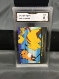 GMA Graded 2000 Topps Pokemon #EP14 ELECTRIC SHOCK SHOWDOWN Trading Card - MINT 9