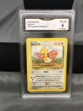 GMA Graded 2002 Pokemon Legendary Collection #94 SPEAROW Trading Card - VG-EX 4