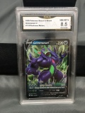 GMA Graded 2020 Pokemon Darkness Ablaze #114 GRIMMSNARL V Holofoil Rare Trading Card - NM-MT+ 8.5