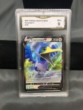 GMA Graded 2020 Pokemon Sword & Shield #155 CRAMORANT V Holofoil Rare Trading Card - MINT 9