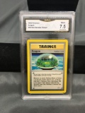 GMA Graded 2000 Pokemon Neo Genesis #84 ECOGYM Trading Card - NM+ 7.5