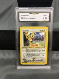 GMA Graded 2000 Pokemon Neo Genesis 1st Edition #76 STANTLER Trading Card - NM+ 7.5