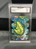 GMA Graded 2000 Topps Pokemon #EV2 METAPOD Die-Cut Trading Card - NM-MT 8