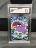 GMA Graded 2000 Topps Pokemon #90 SHELLDER Trading Card - NM-MT+ 8.5